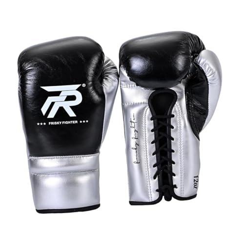 FLCPJGV Hochwertige Boxhandschuhe für Männer Und Frauen, Ideal für MMA Training, Schwarz 12oz von FLCPJGV