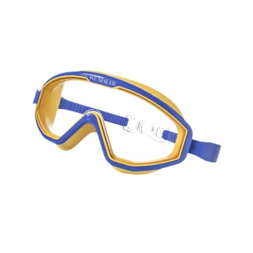 FLCPJGV Kinder Schwimmbrille mit Schutz, Blau Gelb von FLCPJGV