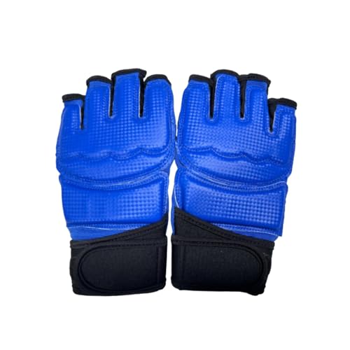 FLCPJGV MMA-Handschuhe, Sparring-Ausrüstung, Boxsack, Kampfsport-Handschuhe, wasserdicht, Kampftrainingshandschuhe, Boxhandschuhe für Muay Thai Karate, Blue L von FLCPJGV