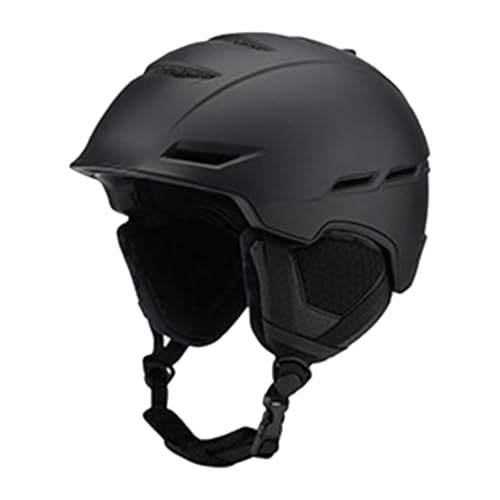 FLCPJGV Schneeskihelm, Sporthelm, bessere Dämpfung mit abnehmbarem Futter, Rollschuhlaufen, schlagfest, leichte Kopfbedeckung, L Black von FLCPJGV