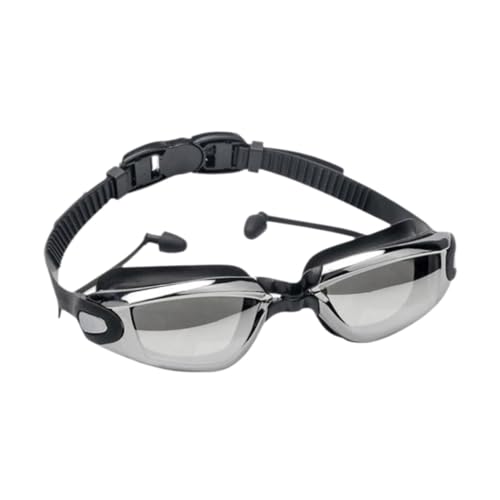 FLCPJGV Schwimmbrille für Erwachsene, Innovatives Design, Optimale Passform, Schwarz von FLCPJGV