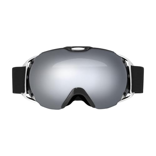 FLCPJGV Skibrille, Antibeschlag-Doppelschichtgläser, Schneebrille, Skibrille für Schneemobil, Snowboarden, Reiten, Motorrad, Schwarz von FLCPJGV