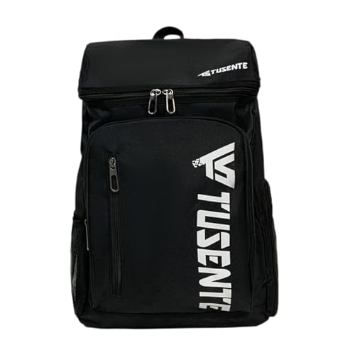 FLCPJGV Sportlicher Rucksack für Tennisliebhaber, Geräumige Schlägertasche, Schwarz von FLCPJGV