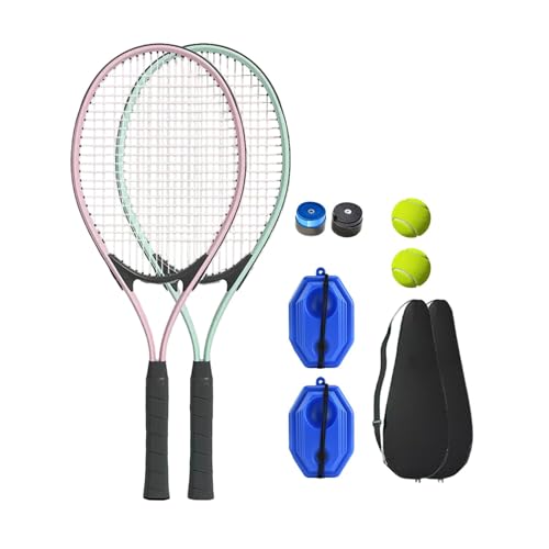 FLCPJGV Tennis Train Tennis Train Tennis Rebounder Set Tragbares Tennis Kits Tennis Set mit Bällen für Frauen Männer von FLCPJGV