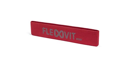 FLEXVIT Mini Fitnessband Prehab (Rot) - Fitnessbänder für allgemeine Stabilisationsübungen, Dehnung, Aktivierung und Mobilisation, 6 Stärken, für Anfänger und Profis, Waschbar von FLEXVIT