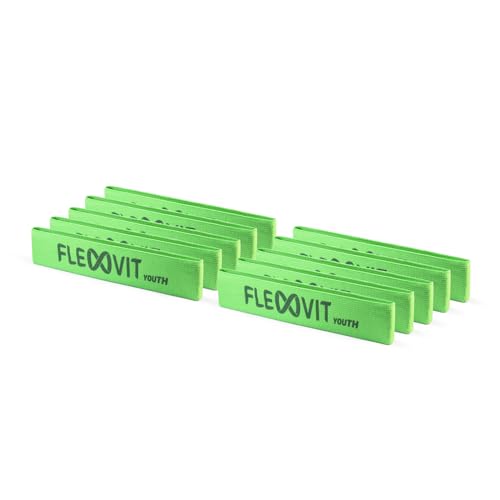 Flexvit Miny Very Heavy Widerstandsband – Extrem starker Widerstand für intensives Krafttraining (neon grün) von FLEXVIT