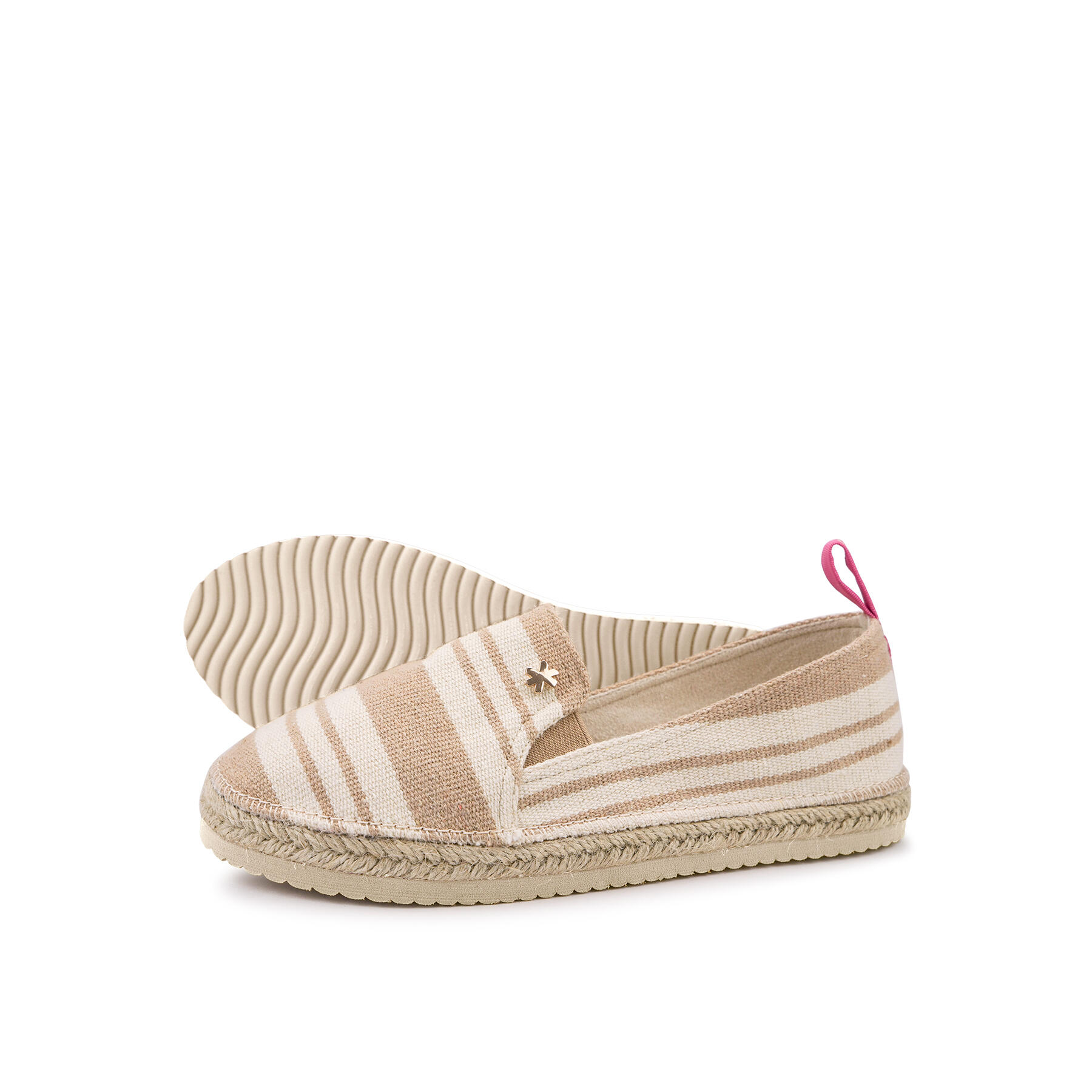 Damen flip*flop espadrille*striped Espadrilles Hellbeige / Beige von FLIP FLOP