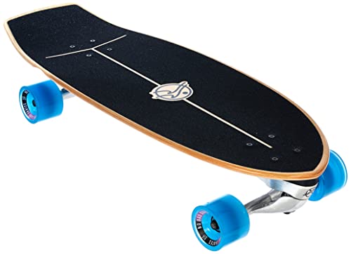 Flow Surf Skates Geo Surf-Skateboard mit Carving Truck, 73,7 cm, Blau von FLOW Surf Skates