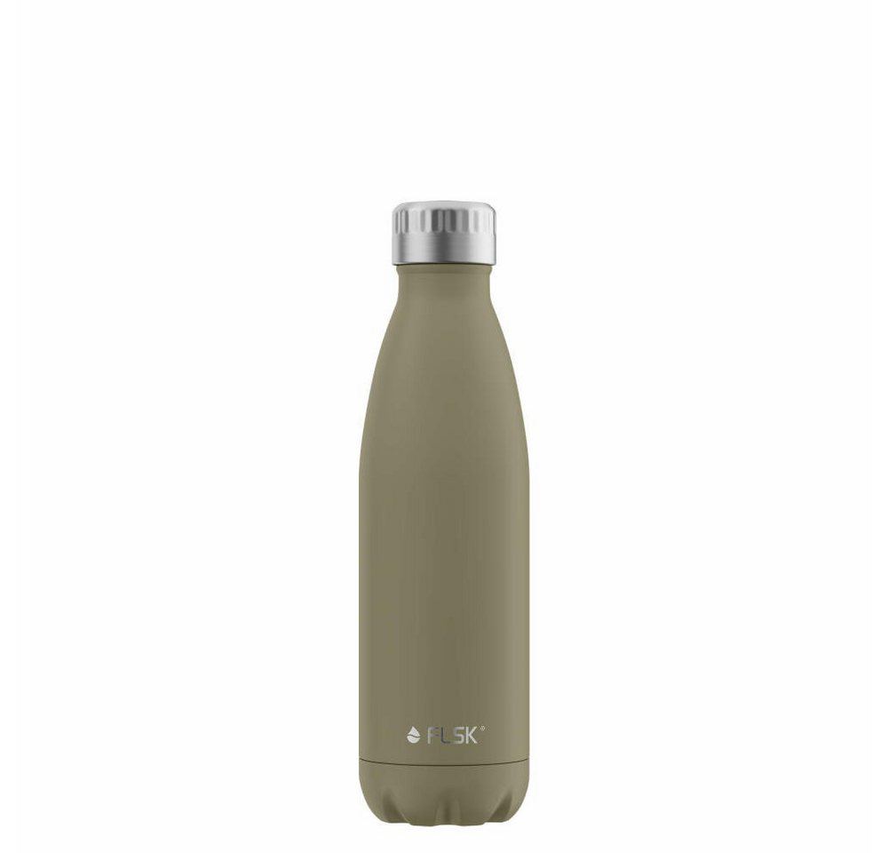 FLSK Trinkflasche Khaki 500 ml von FLSK