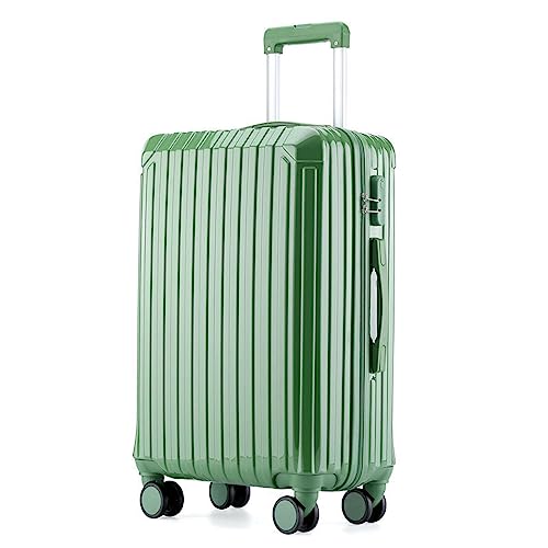 FLYBUG YAOSHER-Gepäck, 24-Zoll-Trolley für Mädchen, robuster und langlebiger Koffer, 26-Zoll-Boarding-Code für männliche Studenten mit großer Kapazität (grün 20 Zoll) von FLYBUG
