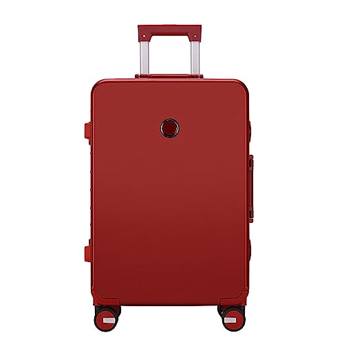 FLYBUG YAOSHER Universal-Rolltrolley-Koffer, Koffer mit verbreitertem Passwort, großer Kapazität, geräuschloser Trocken- und Nasstrennung, geeignet für Reisen (rot 20 Zoll) von FLYBUG