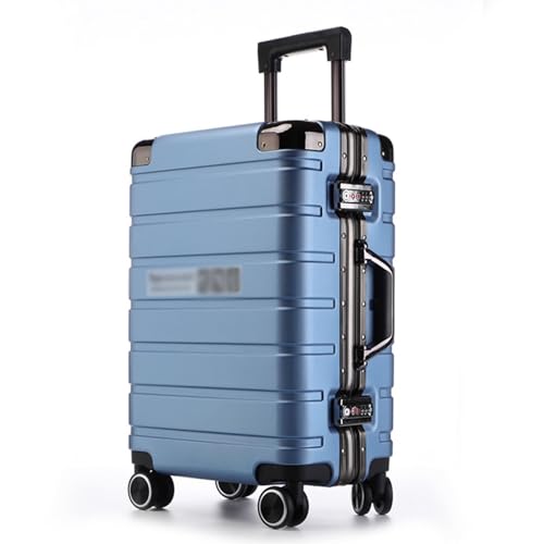 FLYBUG YAOSHER: Der Koffer verfügt über Universalräder, die sich leicht einfahren lassen, und hat ein großes Fassungsvermögen, sodass er sich für Reisen eignet. (Blau, 20 Zoll) von FLYBUG