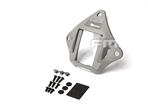 FMA Airsoft VAS Shroud NVG Helmhalterung aus Aluminium, Schwarz/Silber/Gold (FG) von FMA