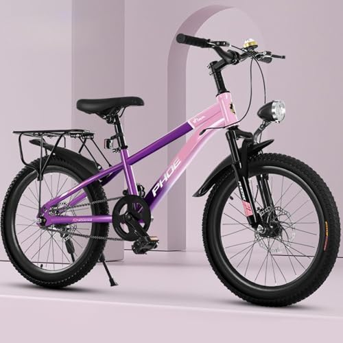 Mountainbike 22 Zoll Kinderfahrrad Mit Integrierten Rädern Stoßdämpfende Vordergabel Doppelscheibenbremsen Geeignet für Eine Körpergröße Von 115–168 cm C,20 inches von FMBLDM