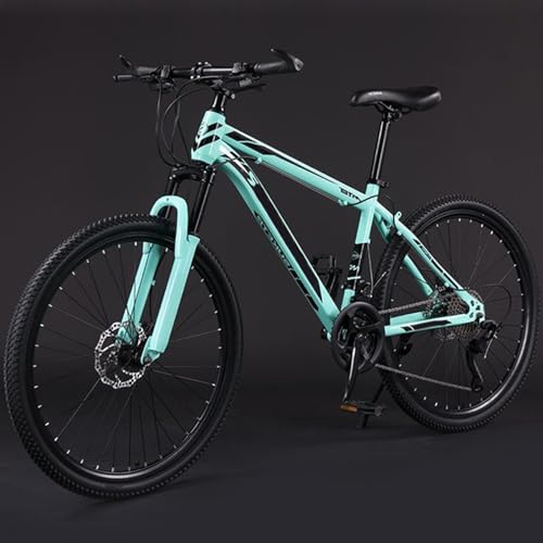 Mountainbike 27,5 Zoll 30 Gang Fahrrad für Erwachsene Rahmen aus Kohlenstoffstahl Stoßdämpfende Vorderradgabel Geeignet Zum Pendeln Reisen und Schule B,27.5inch 30speed von FMBLDM