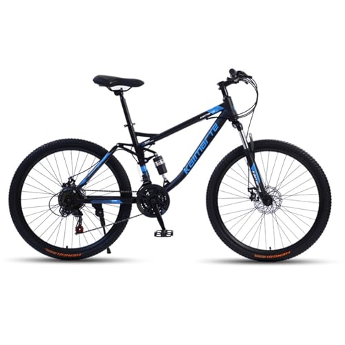 Softtail Mountainbike 26 Zoll 30 Gänge Geeignet für Schüler Jugendliche Erwachsene Cross-Country Leichtes Pendlerfahrrad C1,24-inch 21-Speed von FMBLDM