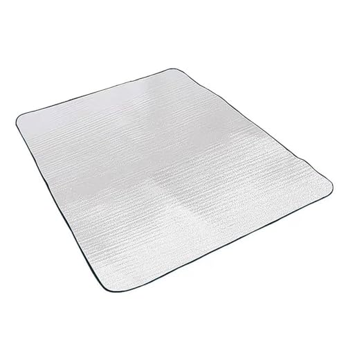 Alu Isomatte Schaummatten Faltbare Isoliermatte für Camping mit Aufbewahrungstasche, Camping Matte aus Aluminiumfolie,Ultraleicht Isolierdecke, Alu Isomatte, Zeltmatte, Bodenmatte für Yoga, Sport(0.9m von FMLCLSTJM