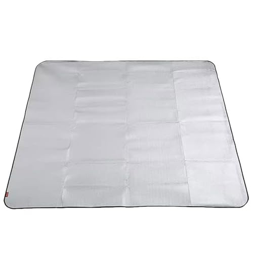 Alu Isomatte Schaummatten Schlafmatte für Camping Isoliermatte Isolierdecke Faltbare Zeltmatte Bodenmatte Thermomatte Schlafmatte für Camping Matte aus Aluminiumfolie(1 x 2m) von FMLCLSTJM