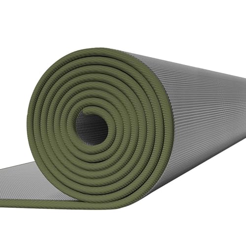 Camping Matte aus Aluminiumfolie, 7mm dick Alu Isomatte Schaummatten,Ultraleicht Isolierdecke,Wasserdicht Thermomatte,Isolierdecke Faltbare Isomatte,für Camping,Yoga,Sport(1.2m x 2m) von FMLCLSTJM