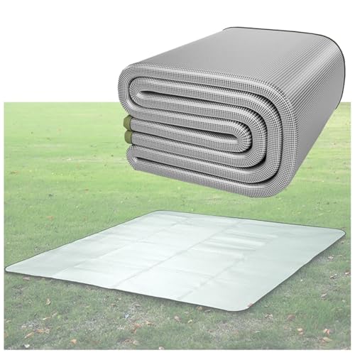 Isoliermatte aus Aluminiumfolie, Isomatte Schaummatten Wärmeisolierend Isolierdecke Ultraleicht Bodenmatte Faltbare Zeltmatte Schlafmatte Thermomatte kompakt leich für Camping Yoga Sport(2 x 2m) von FMLCLSTJM