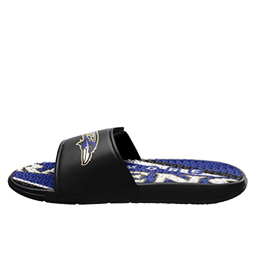 FOCO Baltimore Ravens Badelatschen NFL Gel Sport Slides - 48/49 von FOCO