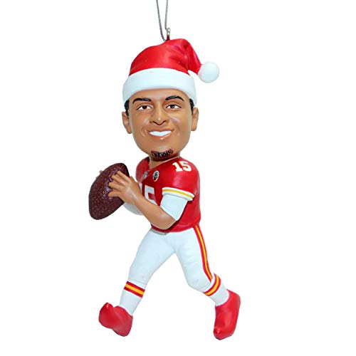 FOCO - Kansas City Chiefs 10,2 cm Elfenspieler Harz Weihnachtsbaum Ornament – Patrick Mahomes FOCO - Kansas City Chiefs 10,2 cm Elfenspieler Harz Weihnachtsbaum Ornament – Patrick Mahomes von FOCO