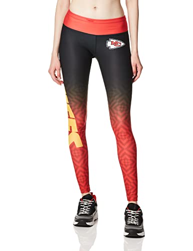 FOCO Kansas City Chiefs Leggings mit Farbverlauf, Größe XS FOCO Kansas City Chiefs Leggings mit Farbverlauf, Größe XS von FOCO