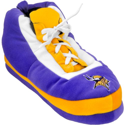 FOCO Minnesota Vikings Sneaker-Hausschuhe mit gewickeltem Logo, Größe XL FOCO Minnesota Vikings Sneaker-Hausschuhe mit gewickeltem Logo, Größe XL von FOCO