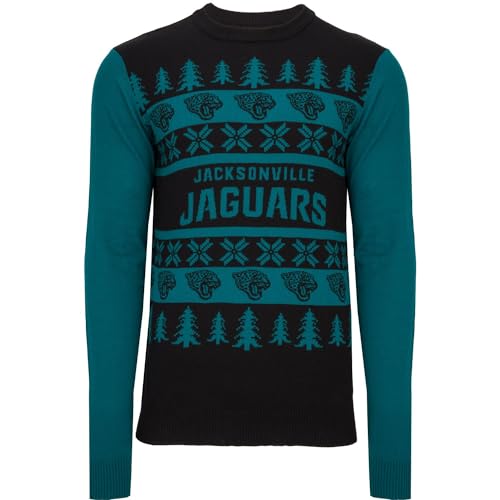 FOCO NFL Ugly Sweater Xmas Pullover Jacksonville Jaguars - M von FOCO