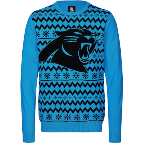 FOCO NFL Winter Sweater Strick Pullover Carolina Panthers - XL FOCO NFL Winter Sweater Strick Pullover Carolina Panthers - XL von FOCO