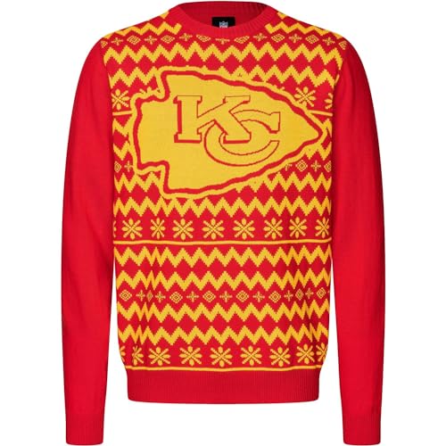 FOCO NFL Winter Sweater Strick Pullover Kansas City Chiefs - M von FOCO