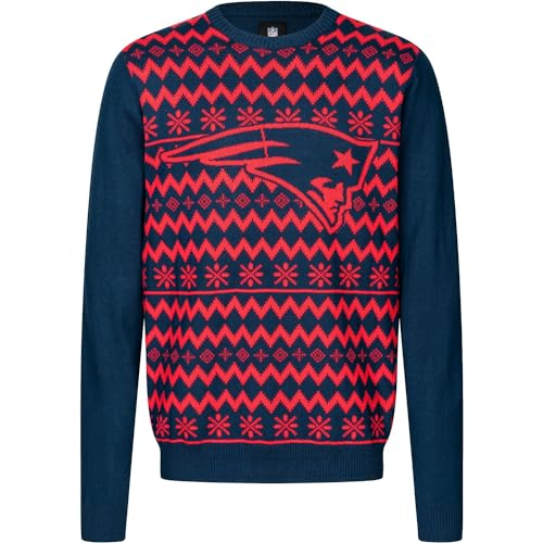 FOCO NFL Winter Sweater Strick Pullover New England Patriots - XX FOCO NFL Winter Sweater Strick Pullover New England Patriots - XX von FOCO