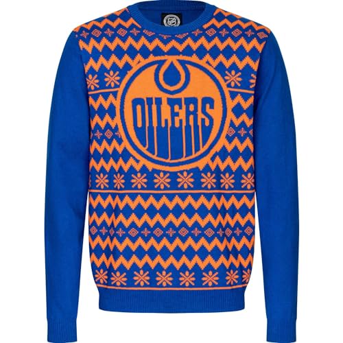 FOCO NFL Winter Ugly Sweater Strick Pullover Edmonton Oilers - M FOCO NFL Winter Ugly Sweater Strick Pullover Edmonton Oilers - M von FOCO