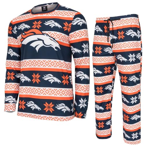 FOCO NFL Winter Xmas Pyjama Schlafanzug Denver Broncos - L FOCO NFL Winter Xmas Pyjama Schlafanzug Denver Broncos - L von FOCO