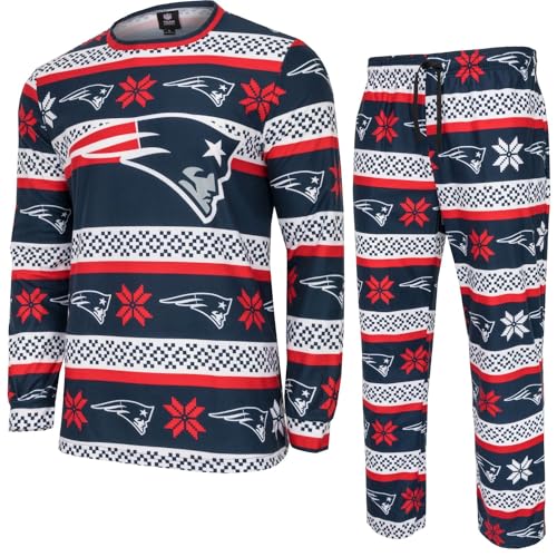 FOCO NFL Winter Xmas Pyjama Schlafanzug New England Patriots - S FOCO NFL Winter Xmas Pyjama Schlafanzug New England Patriots - S von FOCO