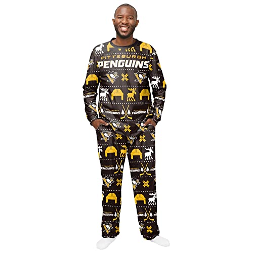 FOCO NHL Winter Xmas Pyjama Schlafanzug Pittsburgh Penguins - M FOCO NHL Winter Xmas Pyjama Schlafanzug Pittsburgh Penguins - M von FOCO