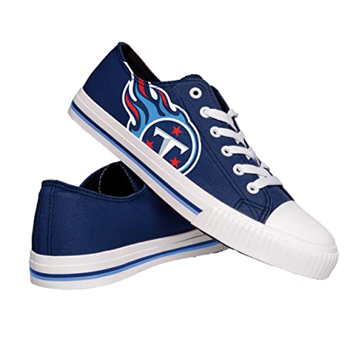 FOCO Tennessee Titans NFL Herren-Halbschuhe mit großem Logo, Größe 40/XS von FOCO