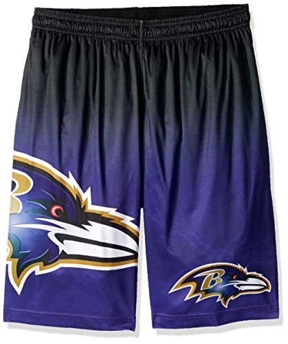 NFL Football Team Logo Herren Gradient Big Logo Training Shorts, Baltimore Ravens NFL Football Team Logo Herren Gradient Big Logo Training Shorts, Baltimore Ravens von FOCO