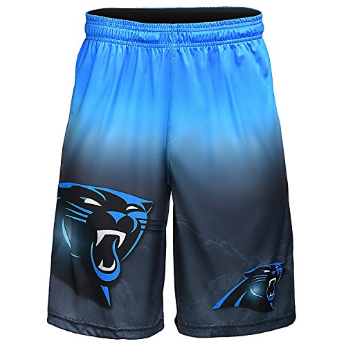 NFL Football Team Logo Herren Gradient Big Logo Training Shorts, Carolina Panthers NFL Football Team Logo Herren Gradient Big Logo Training Shorts, Carolina Panthers von FOCO