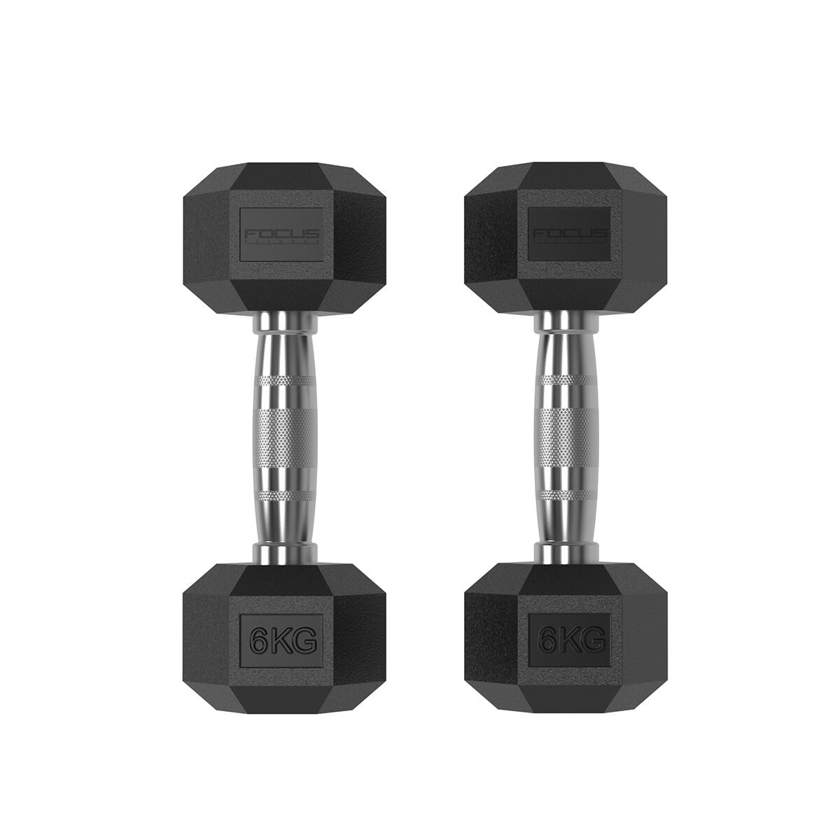 Hexa Kurzhanteln - 2 x 2 kg von FOCUS FITNESS