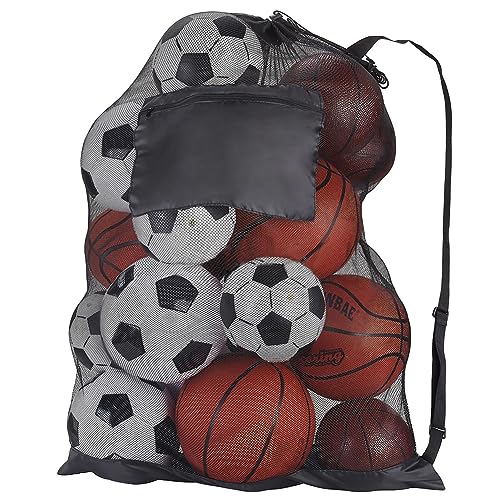 FOGARI Ballnetz Ballsack - Große Tasche aus Netzgewebe für Netztasche aus Nylon, faltbar, Aufbewahrung, langlebig, wiederverwendbar von FOGARI