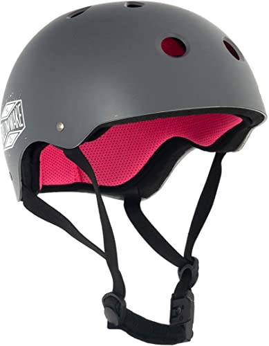 FOLLOW PRO Helm 2022 Charcoal/pink, L von FOLLOW
