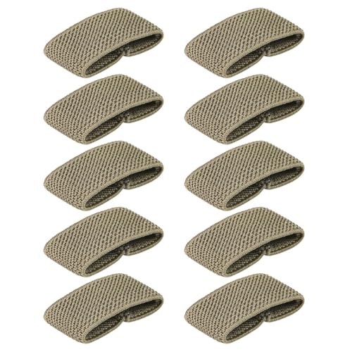 10 Stück elastische taktische Nylon-Gürtelschlaufe, Gürtel, Rucksack, Halter für 3,8 cm breiten Gürtel/Gurt, armee-grün, 1.38-1.57inch 10 Stück elastische taktische Nylon-Gürtelschlaufe, Gürtel, Rucksack, Halter für 3,8 cm breiten Gürtel/Gurt, armee-grün, 1.38-1.57inch von FOLODA