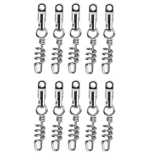 10Pcs Anschlüsse Clip Süßwasser Angeln Angeln Fässer Köder Festigkeit Rollen von FOLODA