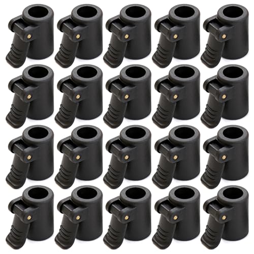 FOLODA 20Pcs Camping Zelt Markise Teller Klemme Grip Kunststoff Zelt Stecker Zelt Zubehör Für Camping Picknicks von FOLODA