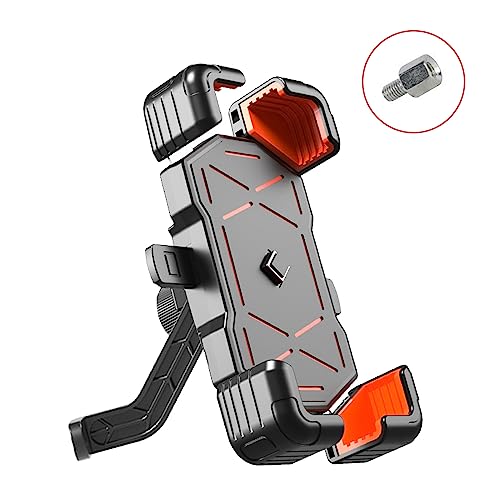 FOLODA 360 ° Rotation Fahrrad Telefon Motorräder Lenker Telefon Halterung Clip Für Elektrische Mountain Scooter Dirt Bikes von FOLODA