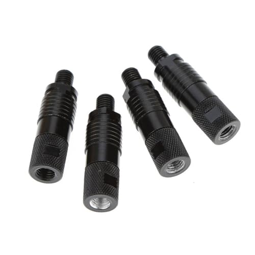 FOLODA 4Pcs Aluminium Legierungen Angelrute Pods Stecker Schnell Release Bites Alarm Angeln Banken Stick Schnell Ändern Stecker von FOLODA