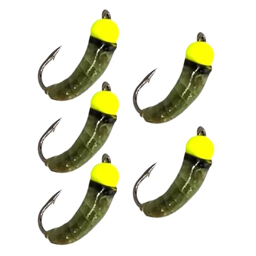 FOLODA 5 Teile Angeln Lockt Set Künstliche Angeln Forellen Angeln Lockt Sinkenden Bunten Swimbaits Set von FOLODA