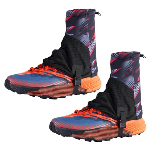 FOLODA Outdoor Trail Gamaschen Niedrige Knöchel Gamaschen Schützende Schuhabdeckung Atmungsaktiver Sandschutz Für Laufen Wandern Trail Rennen von FOLODA