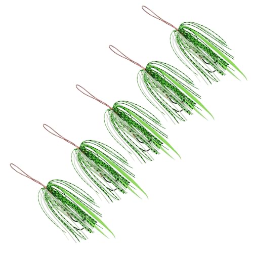 FOLODA Pack Doppel Jigging Hilfshaken Aus Hartstahl Salzwasser Angelhaken Ersatzhaken Vertikale Jigs Köder Haken Set von FOLODA